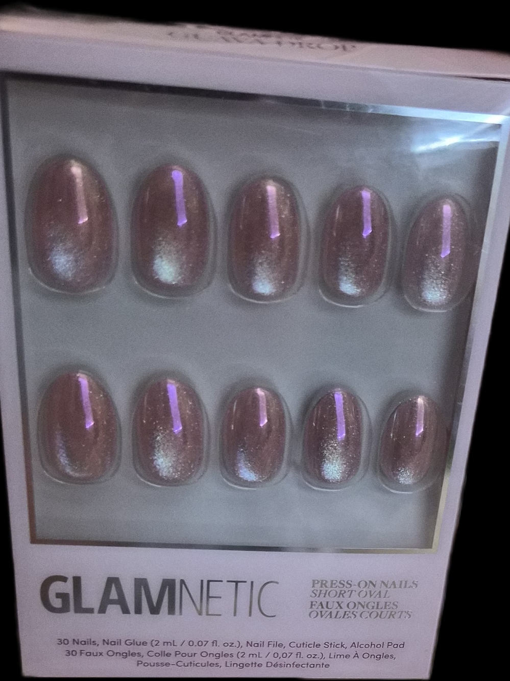GLAMNETIC Guava Drop Short Oval Press-On Nails